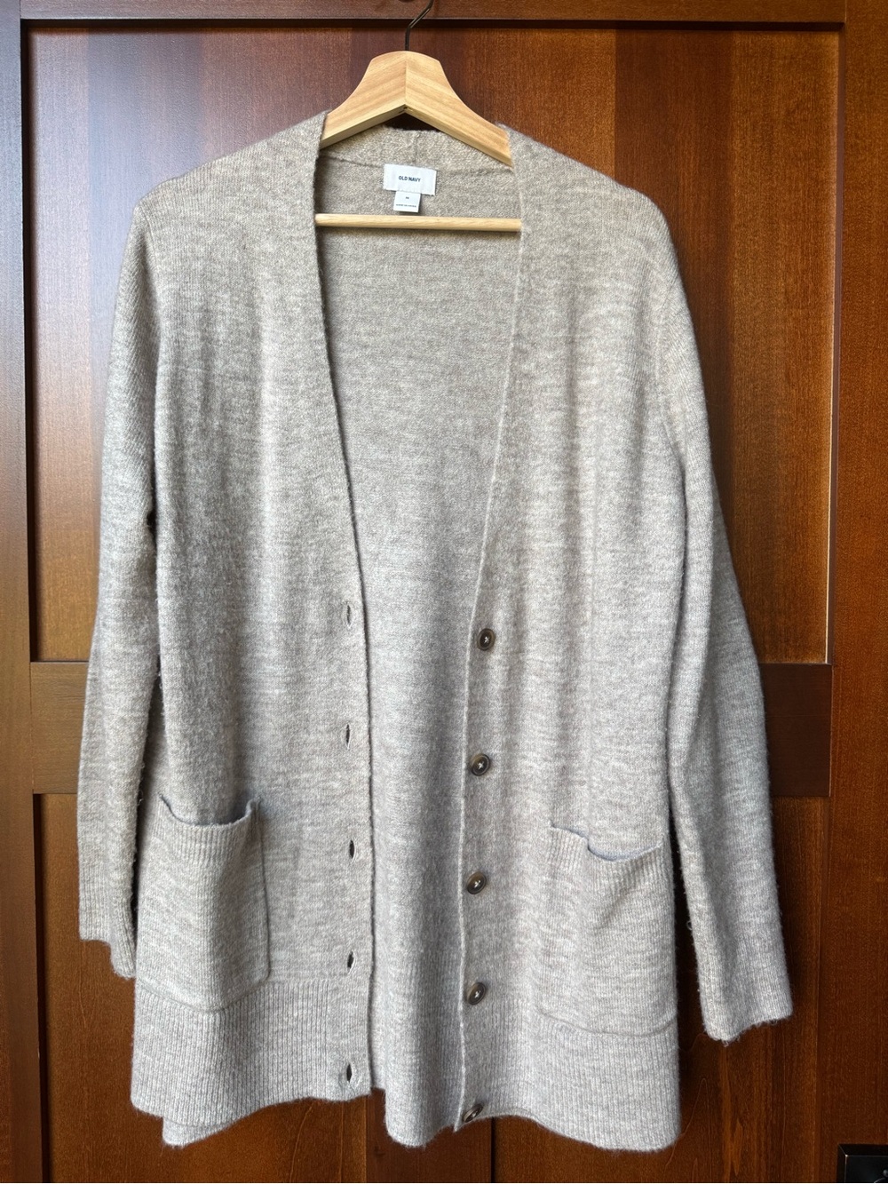 Women’s Taupe Old Navy Button Cardigan Size Medium
